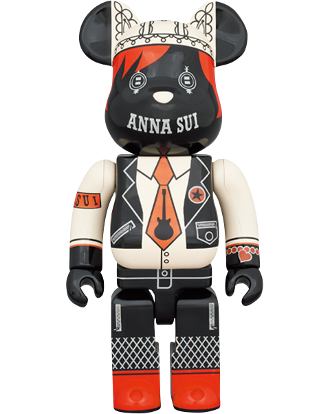 Be@rbrick Anna Sui Red & Beige 1000% Collectible Figure by Medicom 