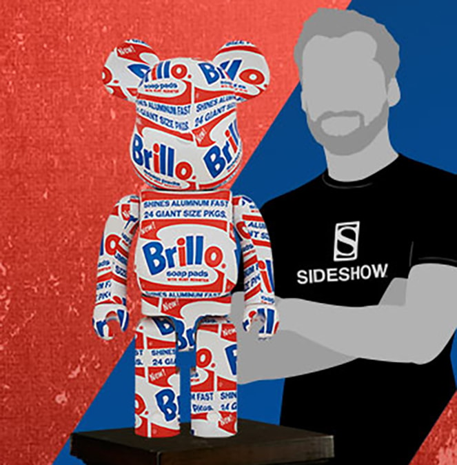 Be@rbrick Andy Warhol “Brillo” 1000% Collectible Figure by Medicom