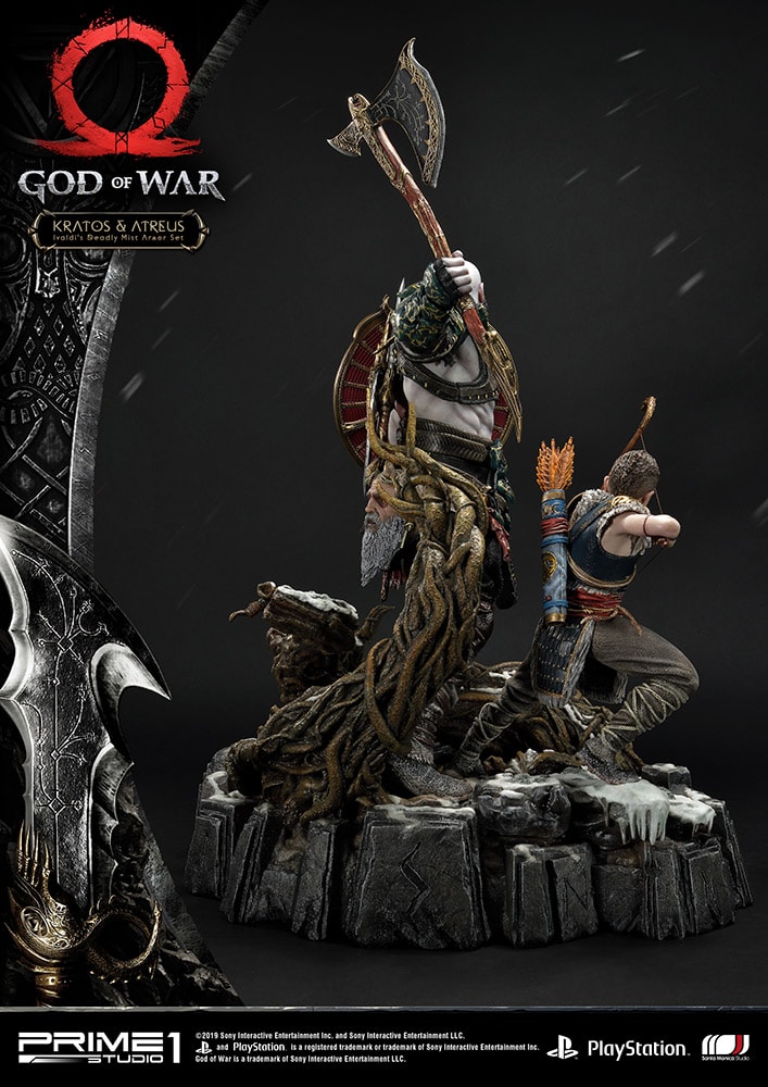 Kratos & Atreus Ivaldi's Deadly Mist Armor Set Collector Edition (Prototype Shown) View 28