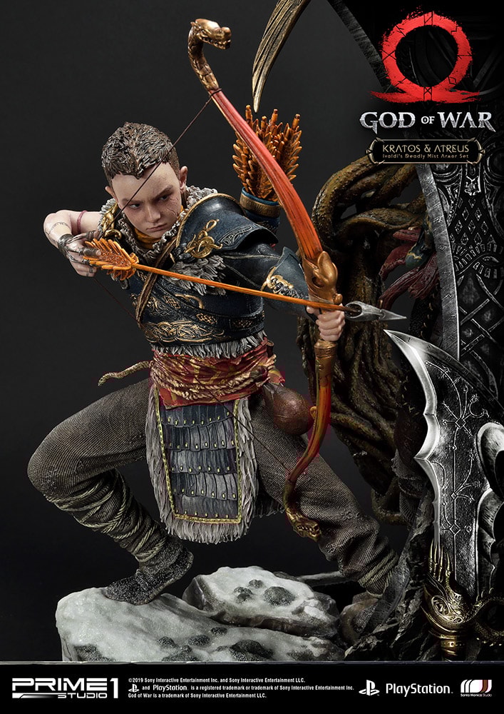 Kratos & Atreus Ivaldi's Deadly Mist Armor Set Collector Edition (Prototype Shown) View 36