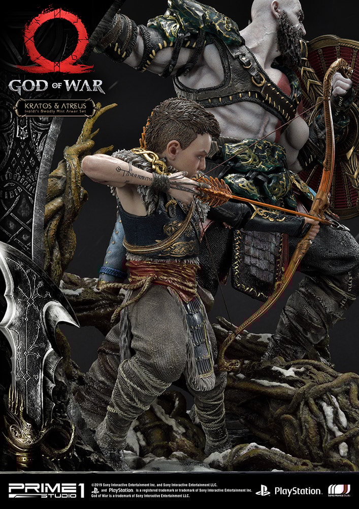 Kratos & Atreus Ivaldi's Deadly Mist Armor Set Collector Edition (Prototype Shown) View 37