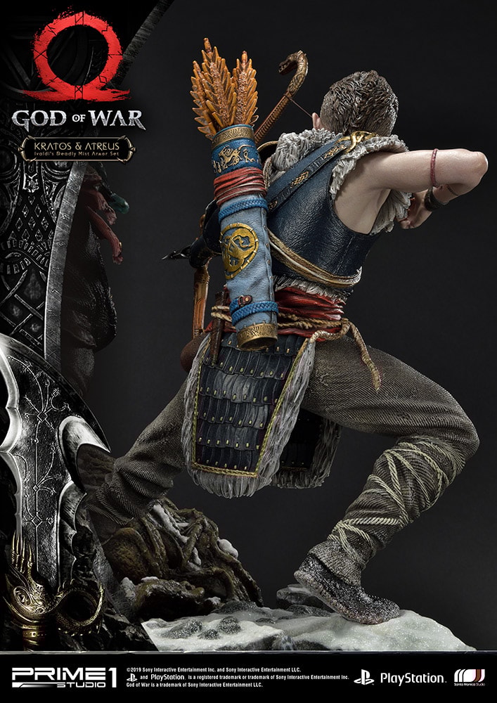 Kratos & Atreus Ivaldi's Deadly Mist Armor Set Collector Edition (Prototype Shown) View 38