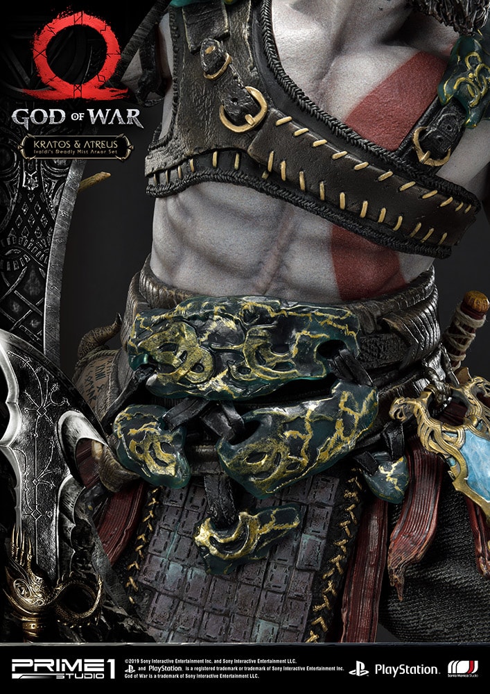 Kratos & Atreus Ivaldi's Deadly Mist Armor Set Collector Edition (Prototype Shown) View 20