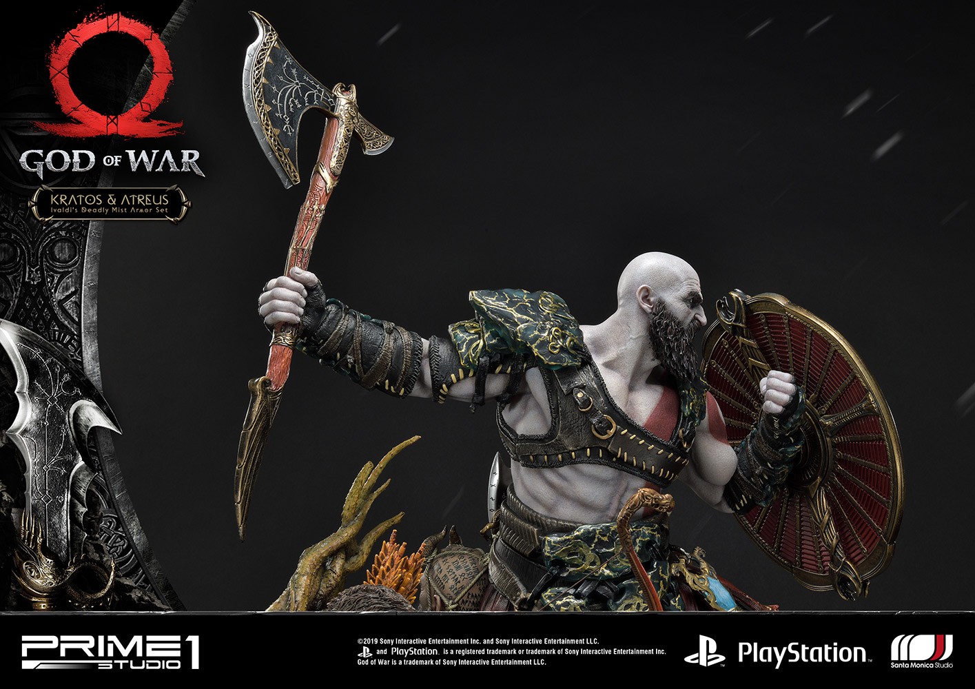Kratos & Atreus Ivaldi's Deadly Mist Armor Set Collector Edition (Prototype Shown) View 6
