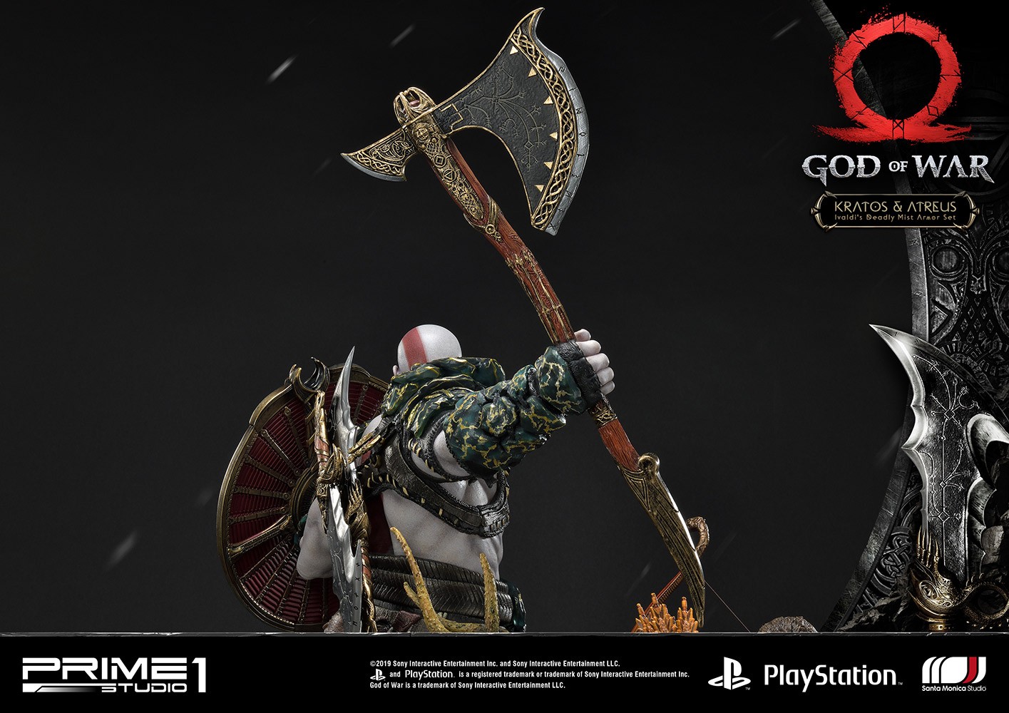 Kratos & Atreus Ivaldi's Deadly Mist Armor Set Collector Edition (Prototype Shown) View 8
