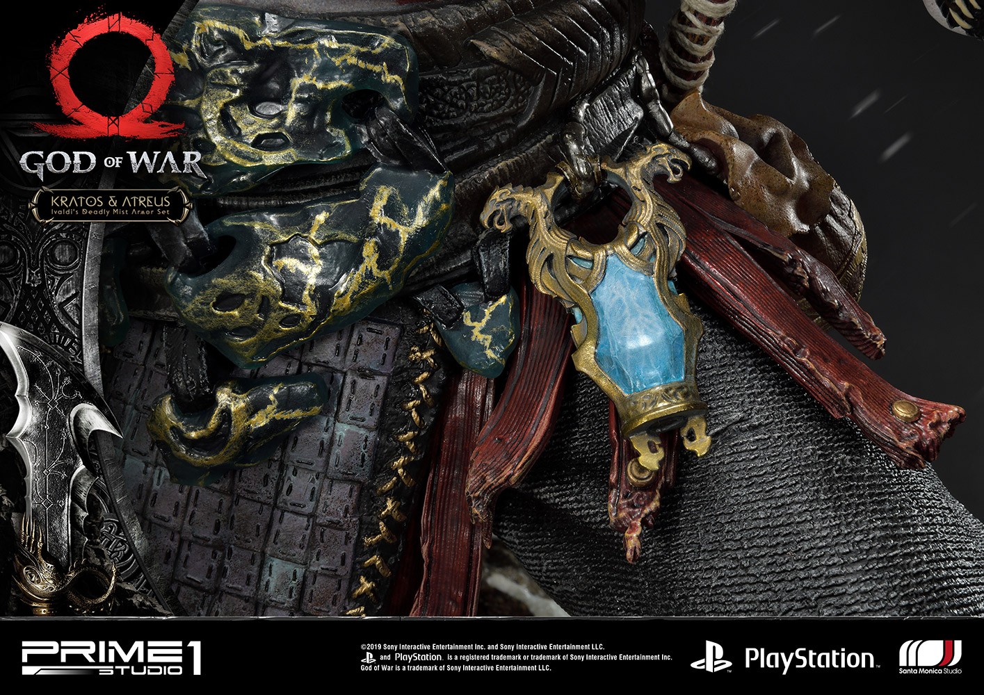 Kratos & Atreus Ivaldi's Deadly Mist Armor Set Collector Edition (Prototype Shown) View 13