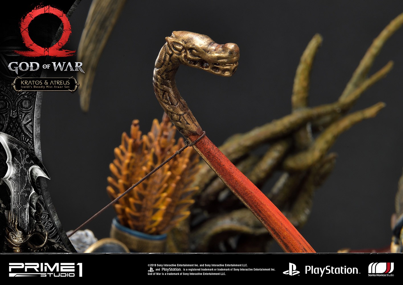 Kratos & Atreus Ivaldi's Deadly Mist Armor Set Collector Edition (Prototype Shown) View 16