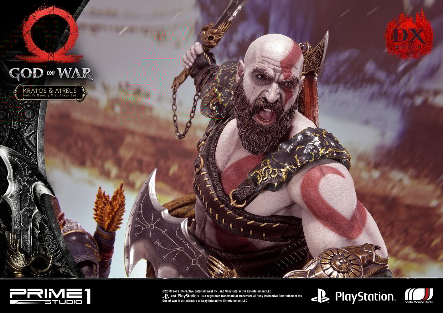Kratos & Atreus Ivaldi's Deadly Mist Armor Set (Deluxe Version) (Prototype Shown) View 14