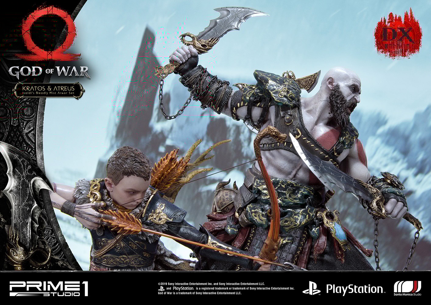 Kratos & Atreus Ivaldi's Deadly Mist Armor Set (Deluxe Version) (Prototype Shown) View 13