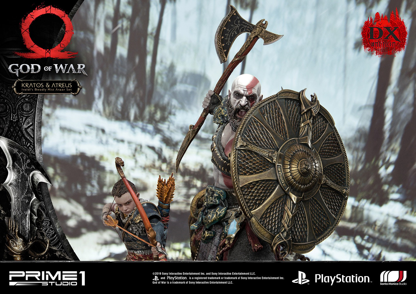 Kratos & Atreus Ivaldi's Deadly Mist Armor Set (Deluxe Version) (Prototype Shown) View 12