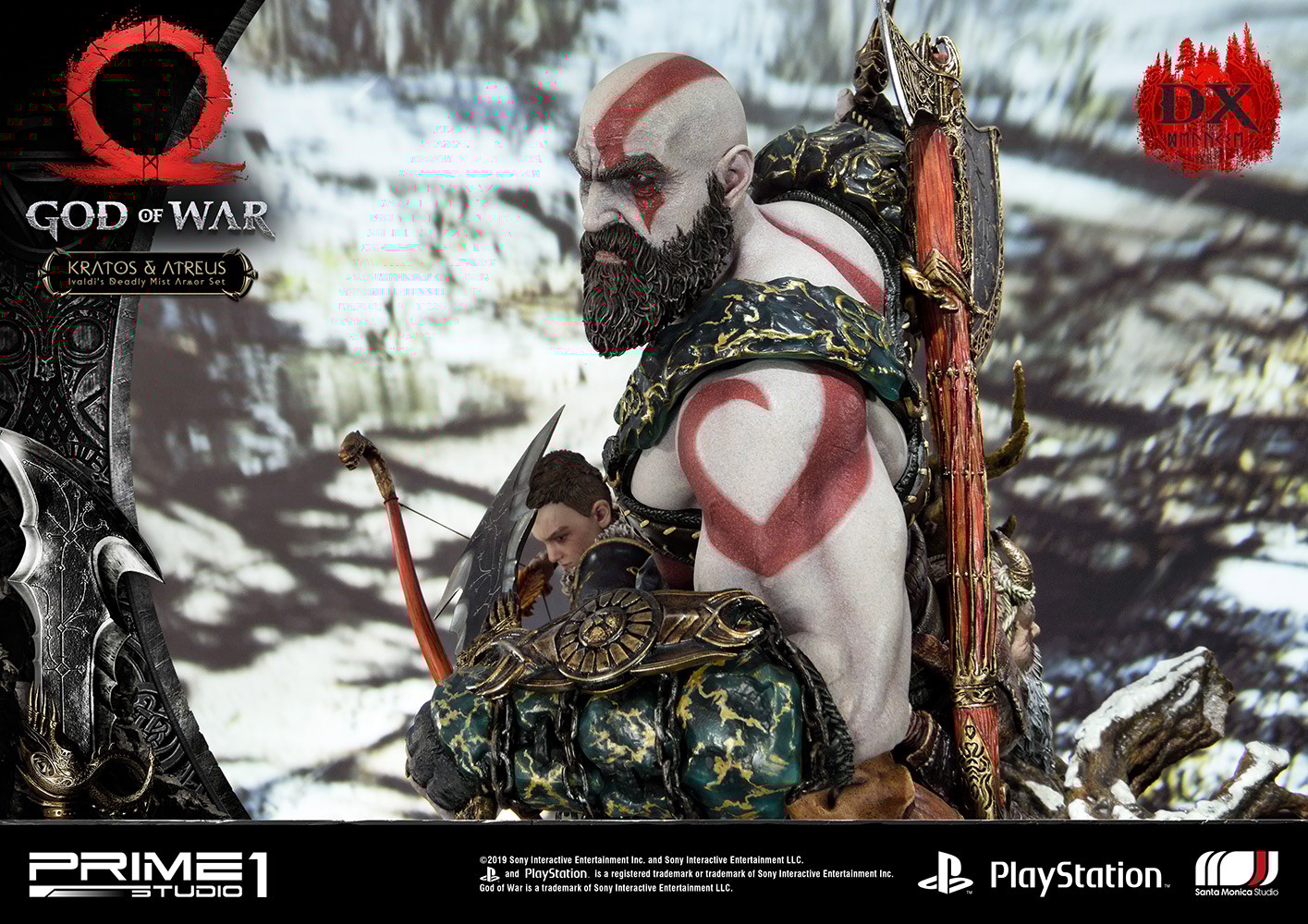 Kratos & Atreus Ivaldi's Deadly Mist Armor Set (Deluxe Version) (Prototype Shown) View 11