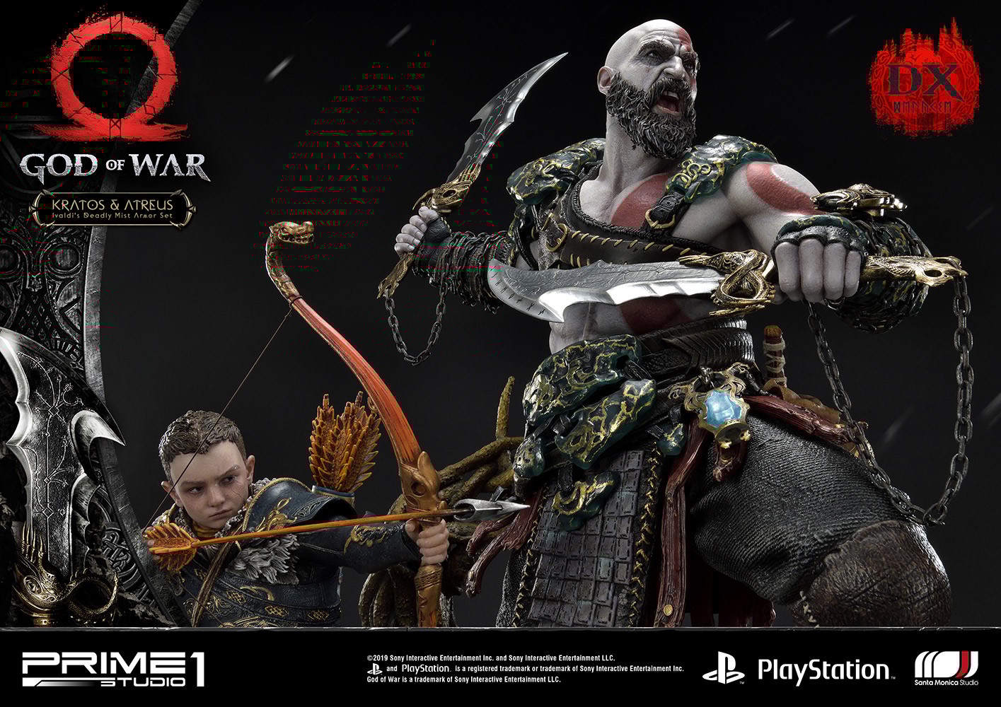 Kratos & Atreus Ivaldi's Deadly Mist Armor Set (Deluxe Version) (Prototype Shown) View 7