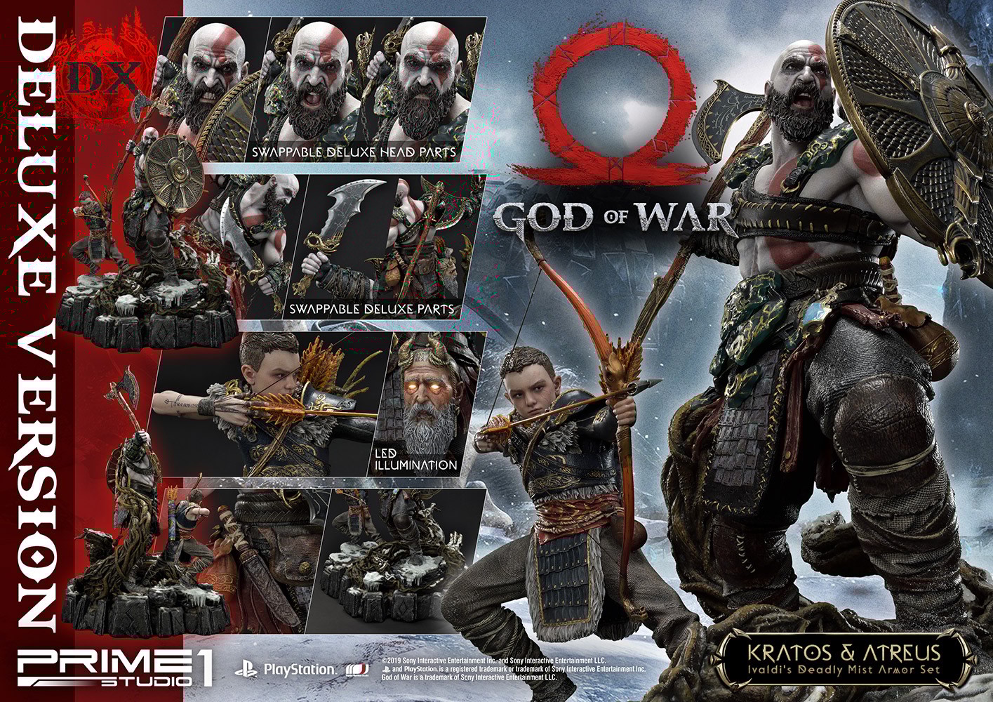 Kratos & Atreus Ivaldi's Deadly Mist Armor Set (Deluxe Version) (Prototype Shown) View 30
