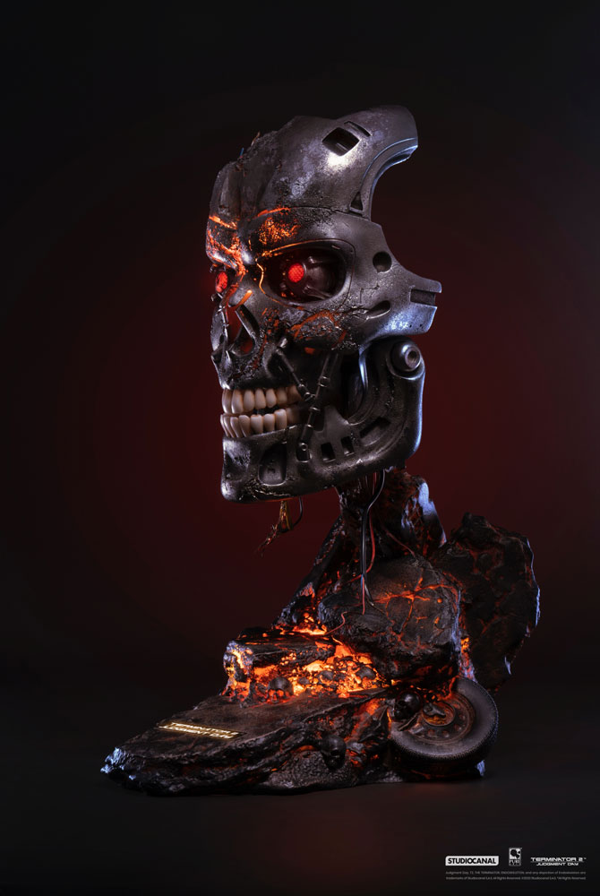 T-800 Battle Damaged Art Mask- Prototype Shown