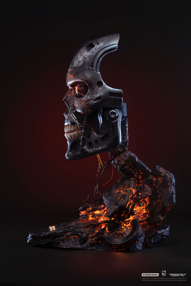 T-800 Battle Damaged Art Mask- Prototype Shown