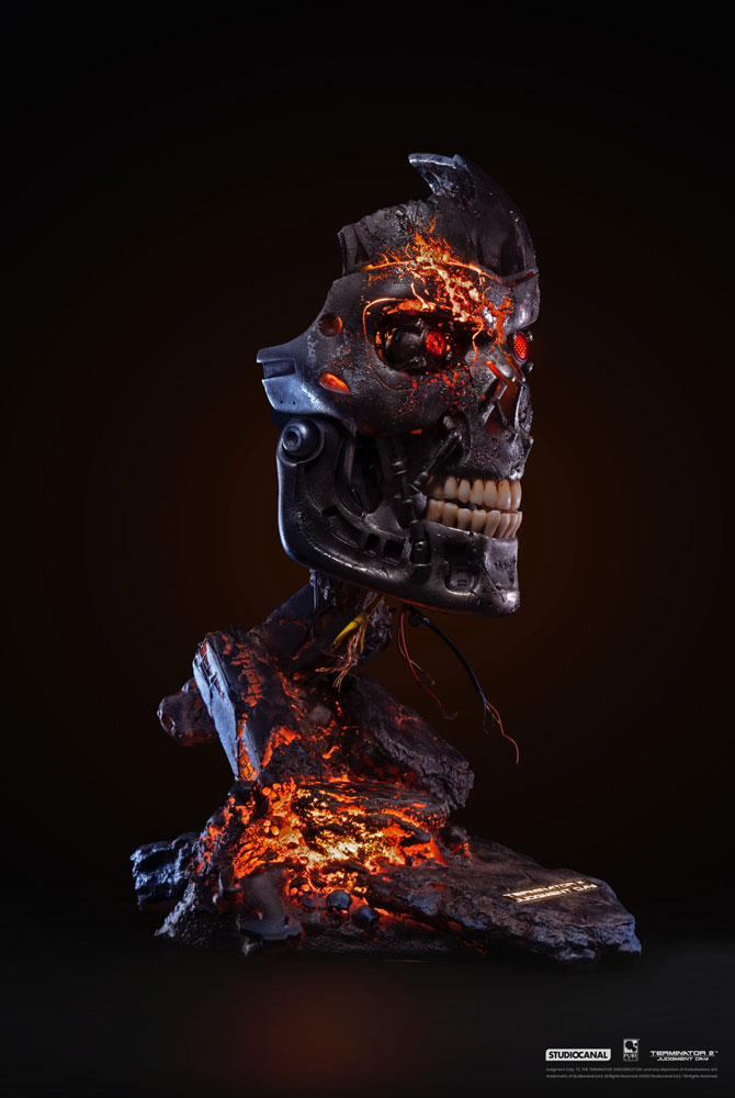 T-800 Battle Damaged Art Mask- Prototype Shown