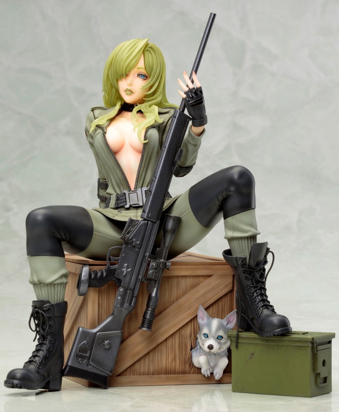 Metal Gear Solid Sniper Wolf Bishoujo Statues  (Prototype Shown) View 9