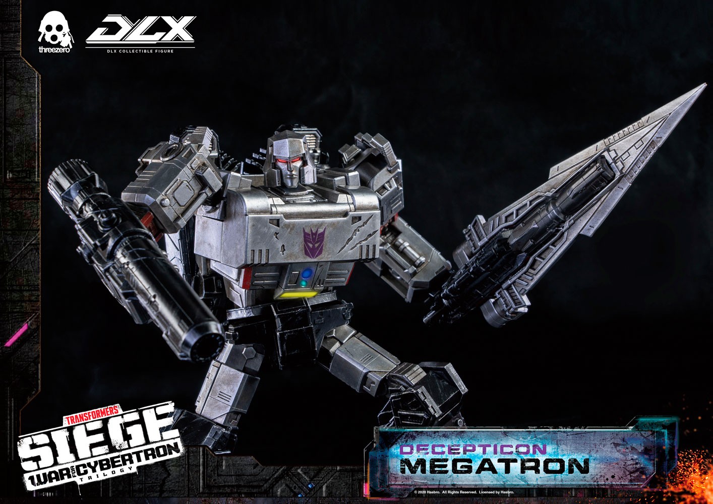 特撮 threezero TRANSFORMERS DLX MEGATRON Transformers: War For Cybertron TrilogyDLX Megatron