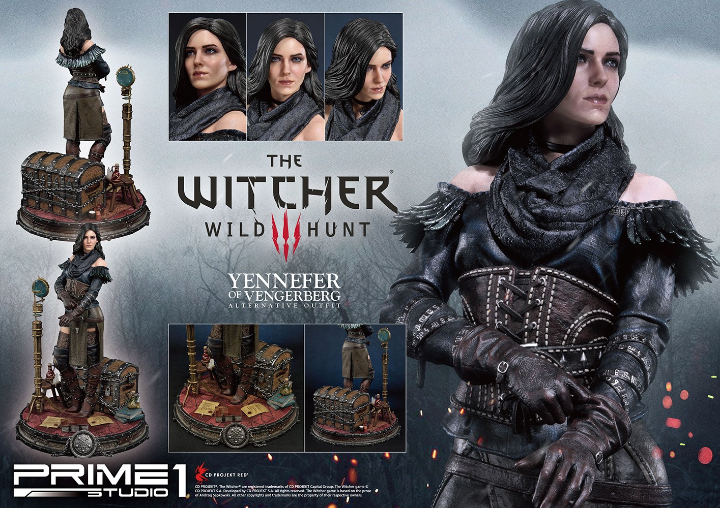 The Witcher 3: Wild Hunt Yennefer of Vengerberg Alternative Outfit Statues  Collector Edition (Prototype Shown) View 21