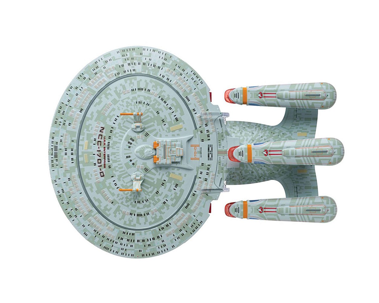 Future U.S.S. Enterprise NCC-1701-D (All Good Things) (Prototype Shown) View 5