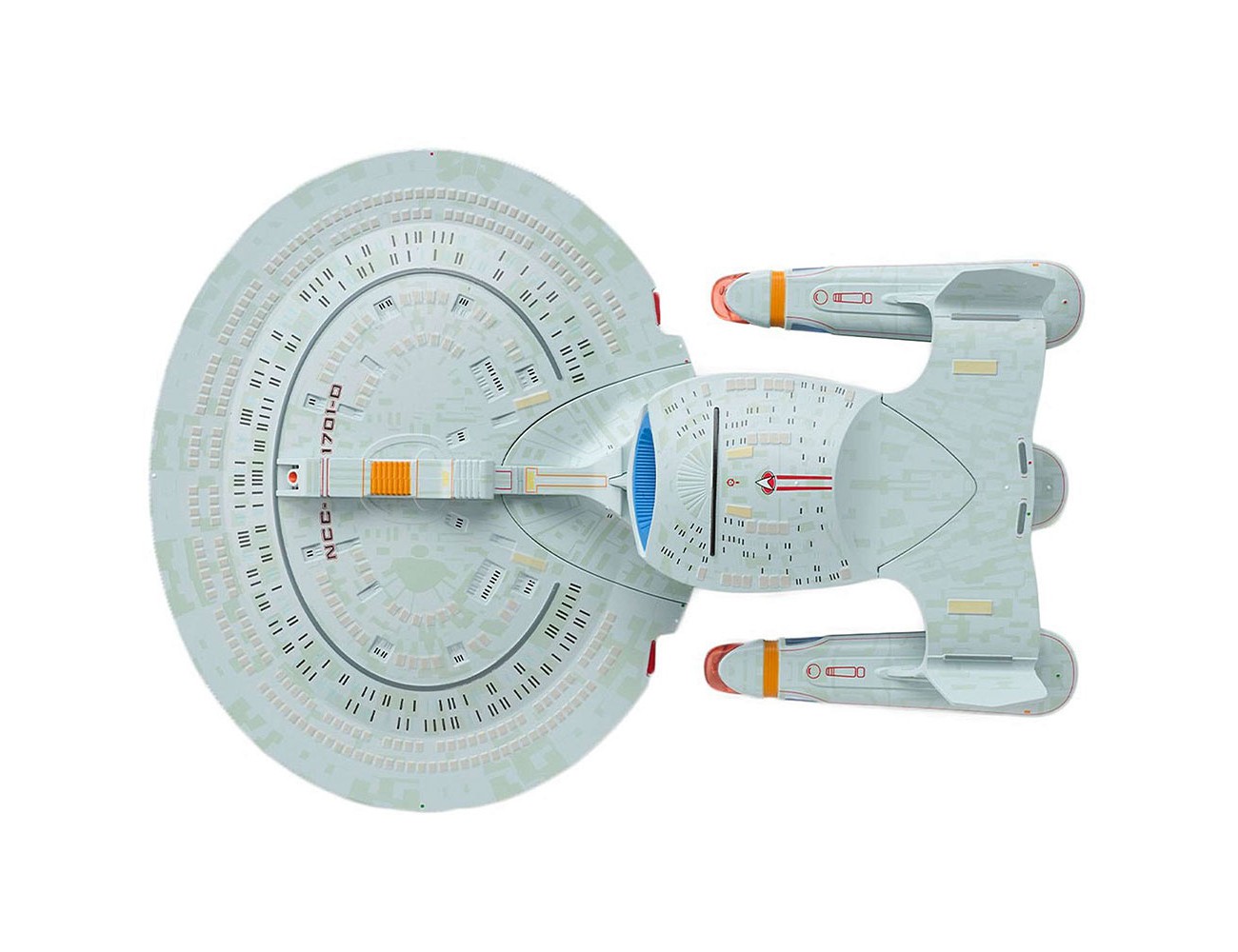 Future U.S.S. Enterprise NCC-1701-D (All Good Things) (Prototype Shown) View 6