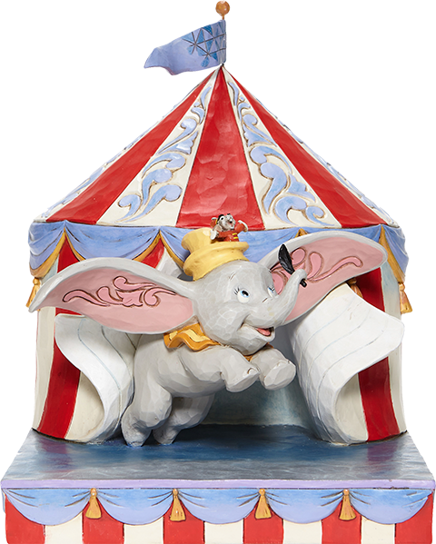 Dumbo Flying Out of Tent Scene- Prototype Shown