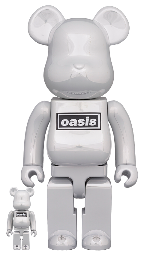 Be@rbrick Oasis White Chrome 100% & 400%- Prototype Shown