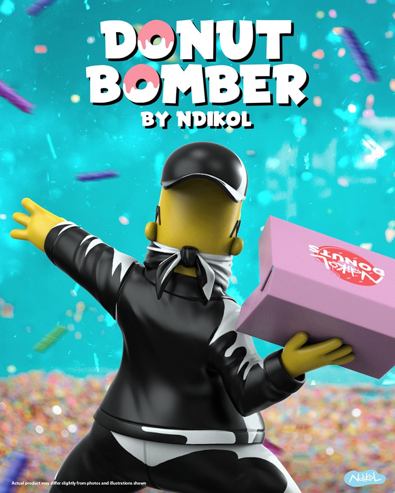 Donut Bomber Vinyl Collectible by Ndikol | Sideshow Collectibles Donut Bomber Vinyl Collectible by Ndikol | Sideshow Collectibles