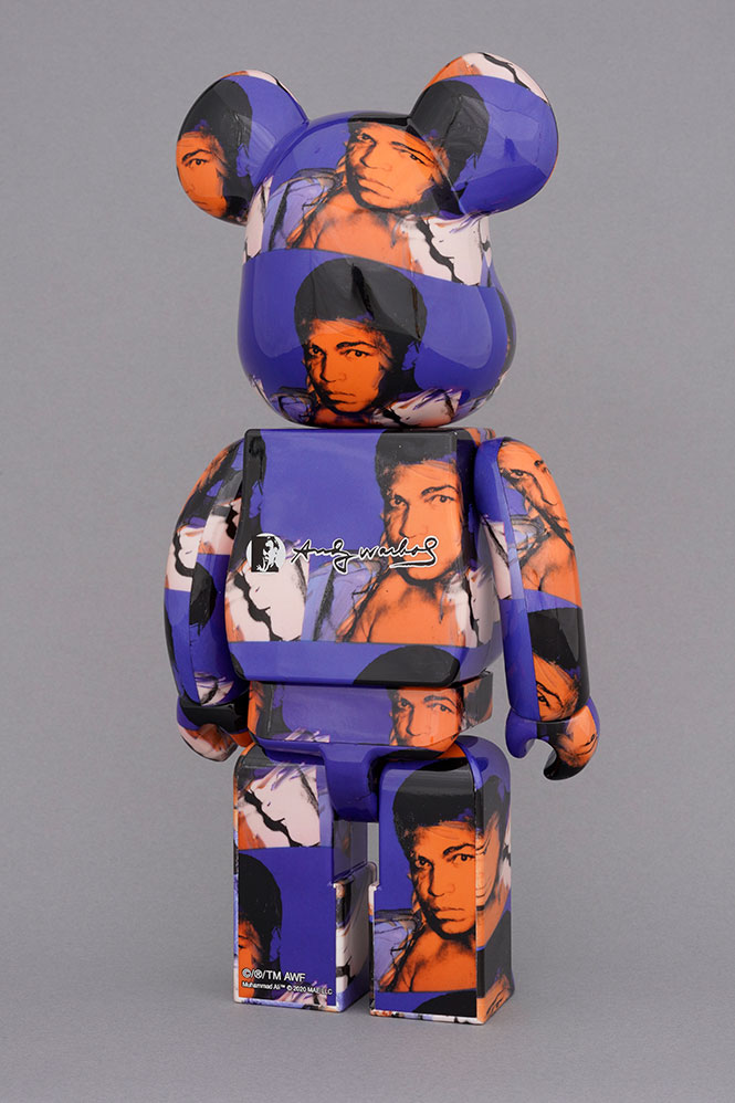 Be@rbrick Andy Warhol's Muhammad Ali 100% and 400% Collectible 
