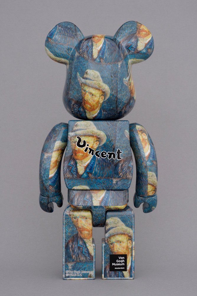 Be@rbrick Van Gogh Museum Self Portrait 100% and 400% Collectible