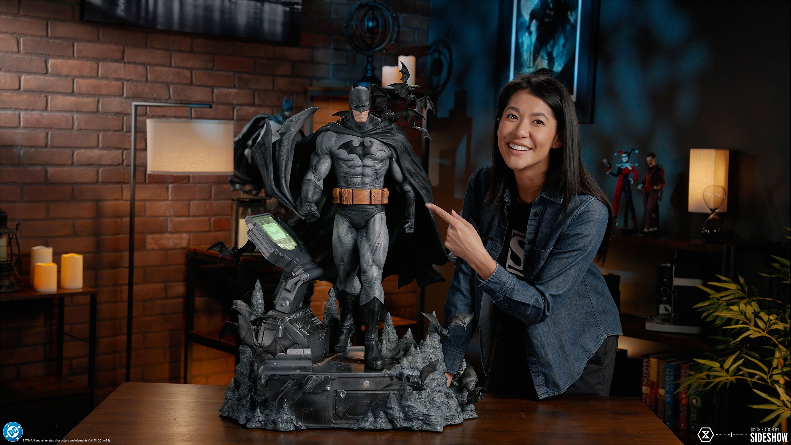 DC Comics Batman Batcave (Black Version) Statues  Collector Edition (Prototype Shown) View 1