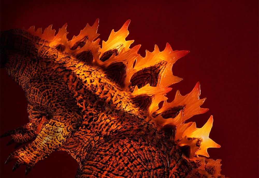 UA Monsters Burning Godzilla