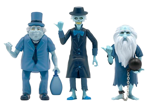 The Haunted Mansion ReAction Hitchhiking Ghosts 3-Pack- Prototype Shown