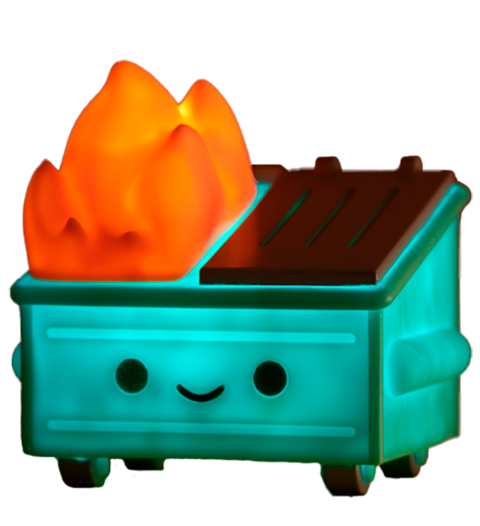 Dumpster fire cheap night light