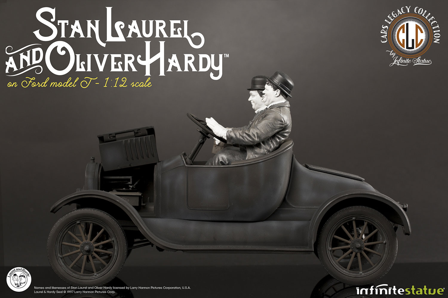 Laurel & Hardy on Ford Model T
