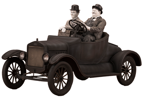 Laurel & Hardy on Ford Model T (Prototype Shown) View 19