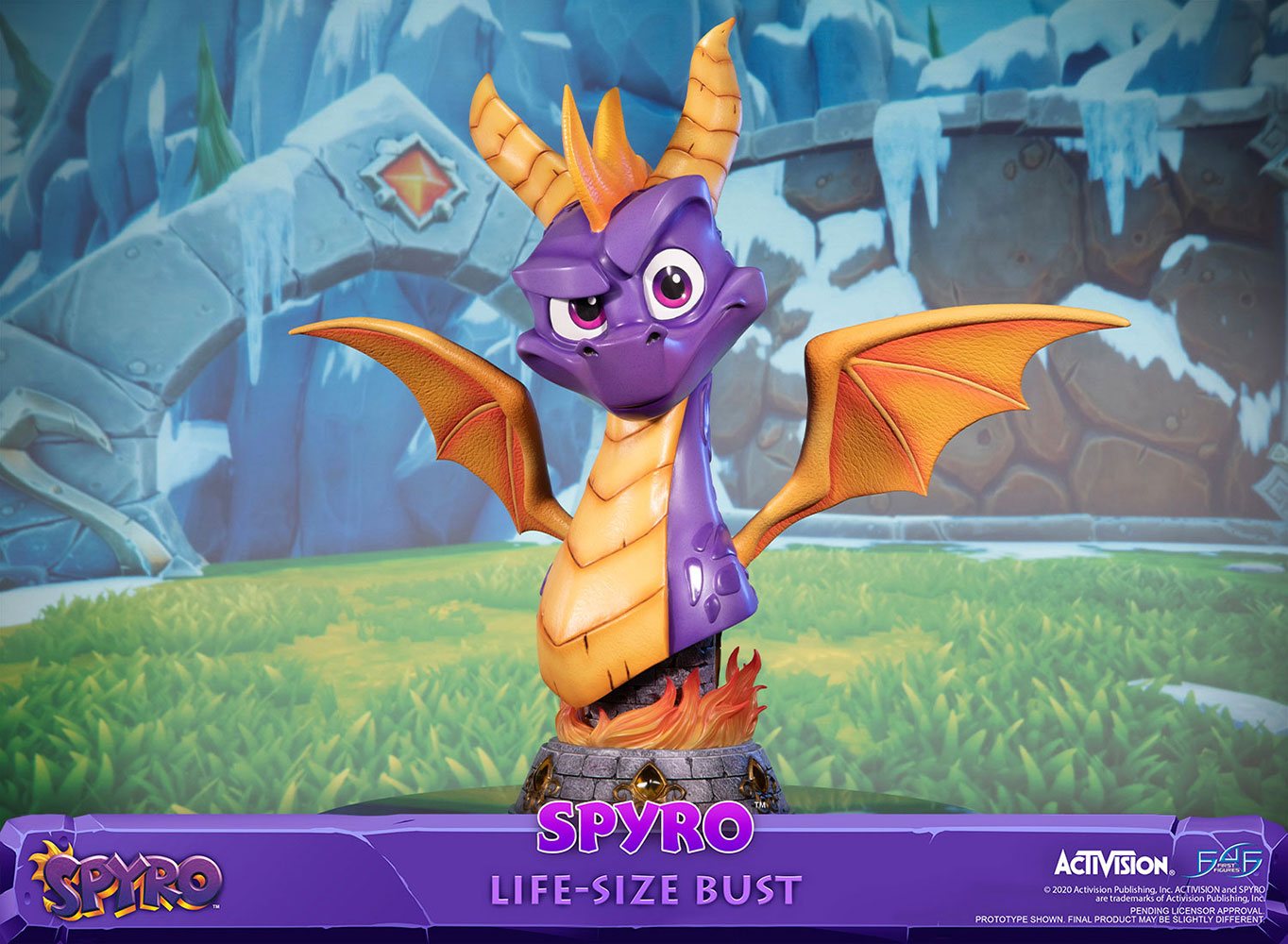 Spyro Spyro Life-Size Bust  (Prototype Shown) View 3