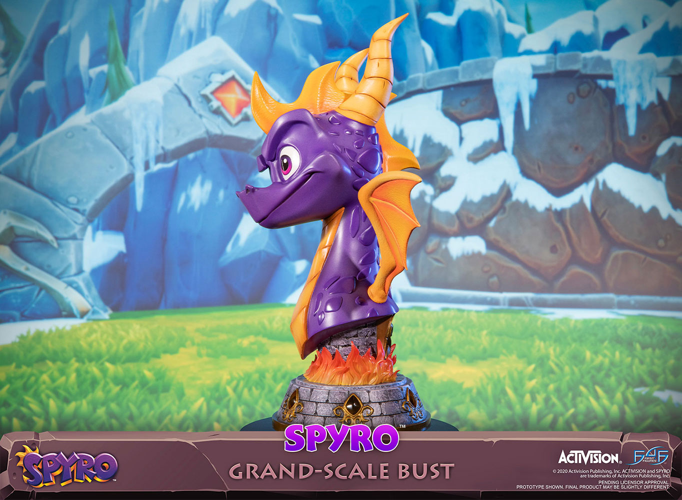 Spyro Spyro Bust  (Prototype Shown) View 9