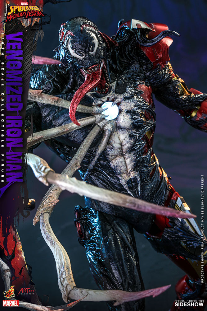 Venomized Iron Man Special Edition Sixth Scale Figure by Hot