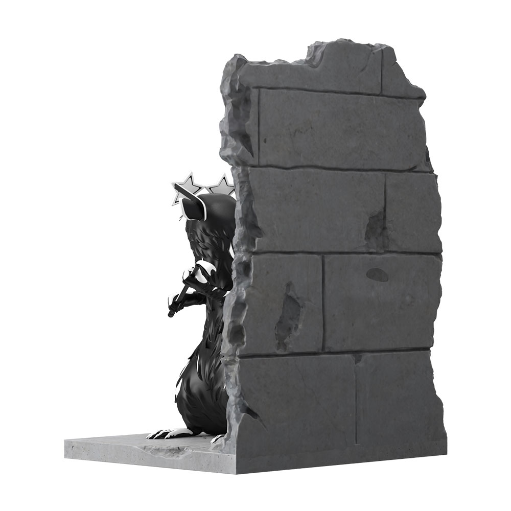 Brandalised Anarchy Rat Polystone Statue  (Prototype Shown) View 4