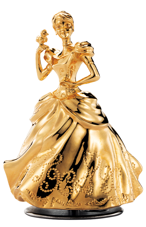 Cinderella Gilt Music Carousel