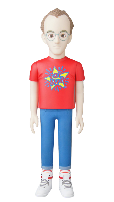 Andy Warhol and Keith Haring VCD Medicom dolls with design