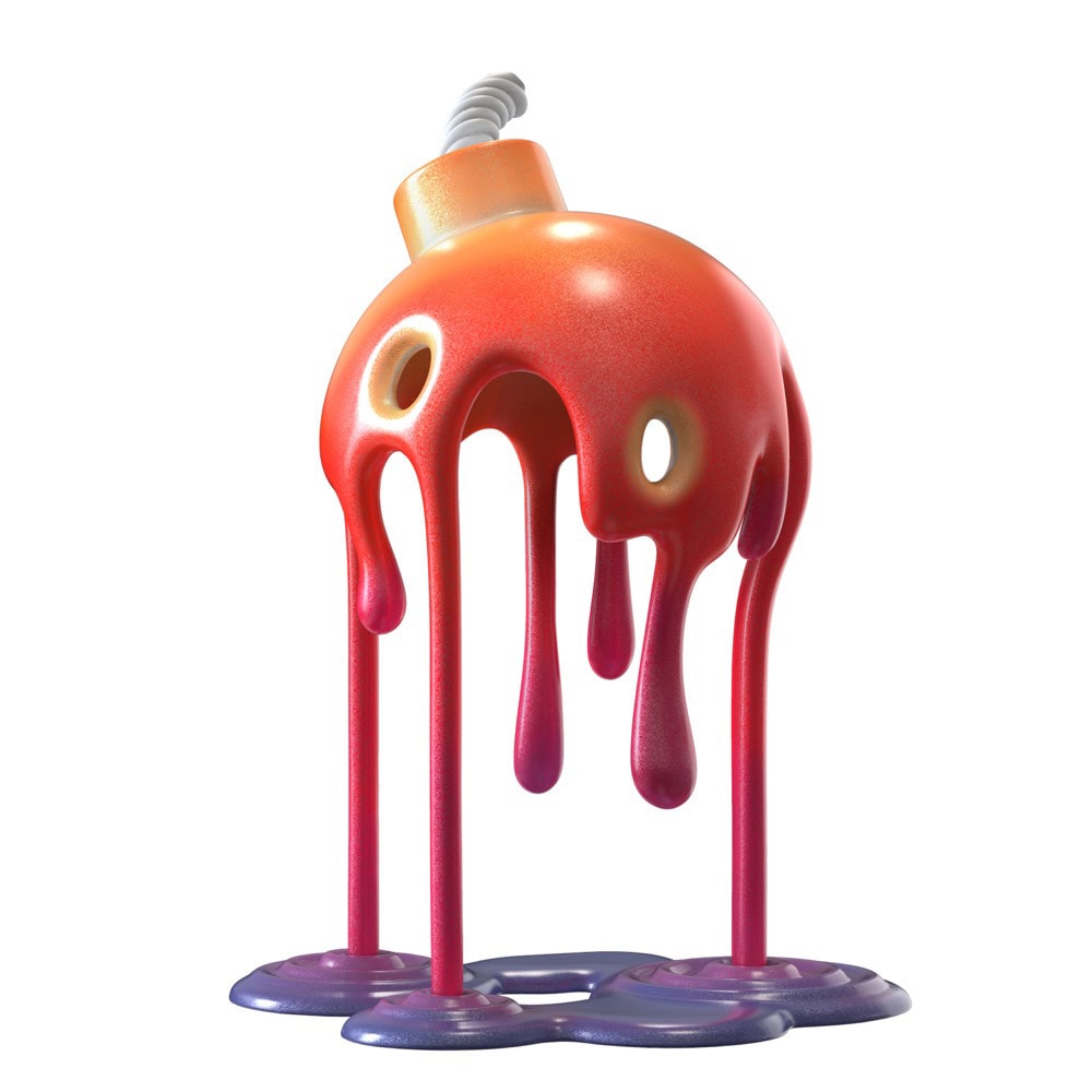 Melting Bomb (Infrared Edition) Polystone Statue by Jason