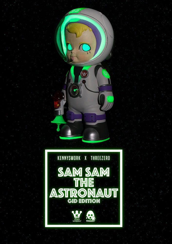 Sam Sam the Astronaut (GID Edition) Exclusive Edition - Prototype Shown