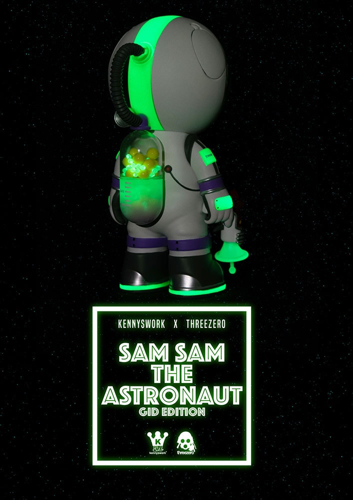 Sam Sam the Astronaut (GID Edition) Exclusive Edition - Prototype Shown