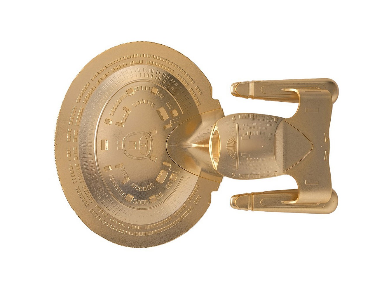 U.S.S. Enterprise NCC-1701-D (XL Gold) Exclusive Edition - Prototype Shown