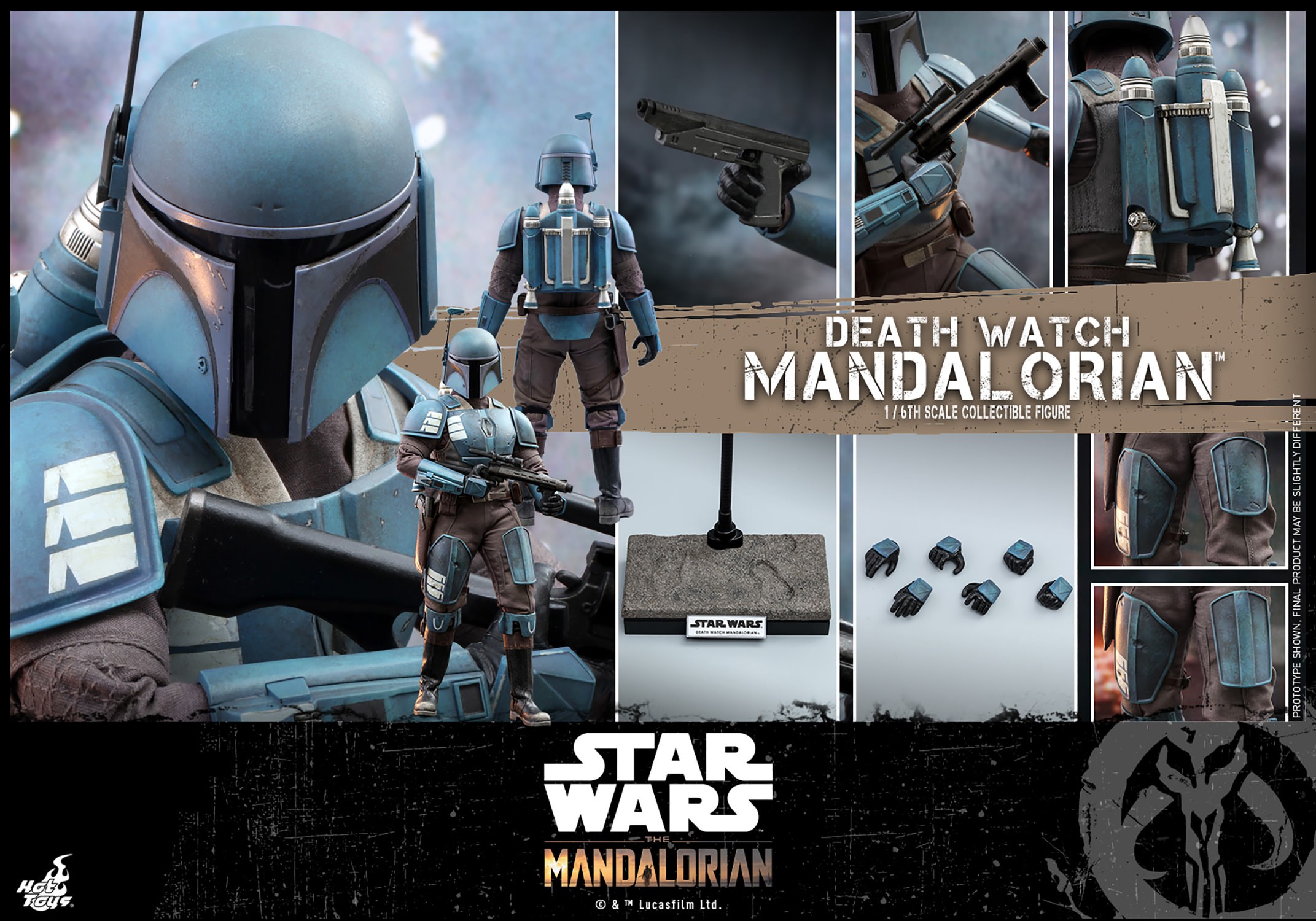 Death Watch Mandalorian (Prototype Shown) View 15