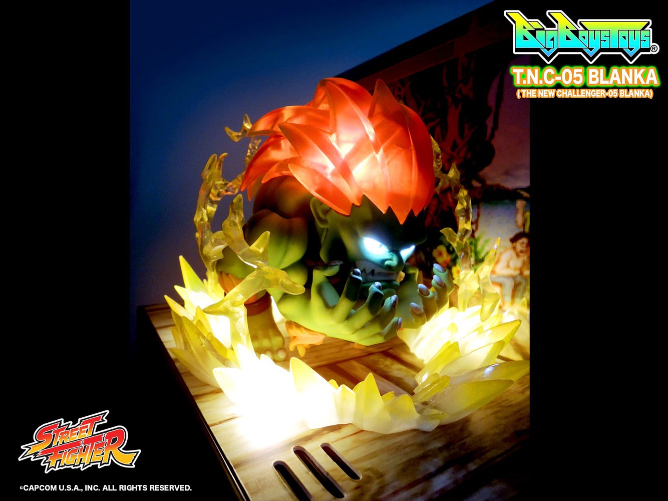 Street Fighter Blanka PVC Figure  (Prototype Shown) View 3