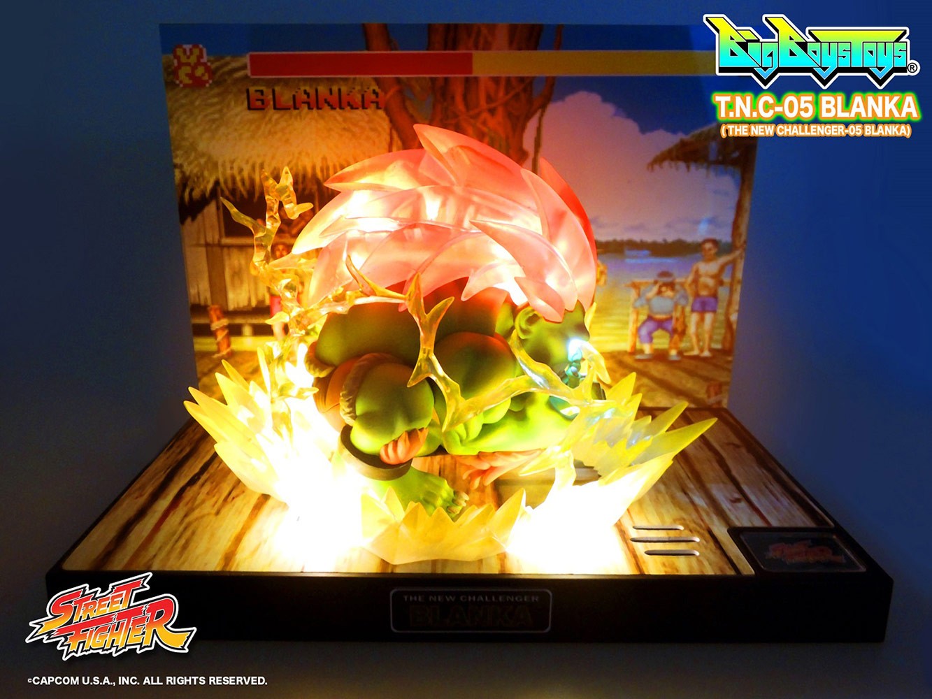Street Fighter Blanka PVC Figure  (Prototype Shown) View 4