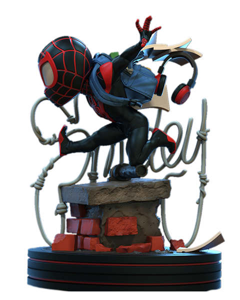 Spider-Man Miles Morales Q-Fig | Sideshow Collectibles